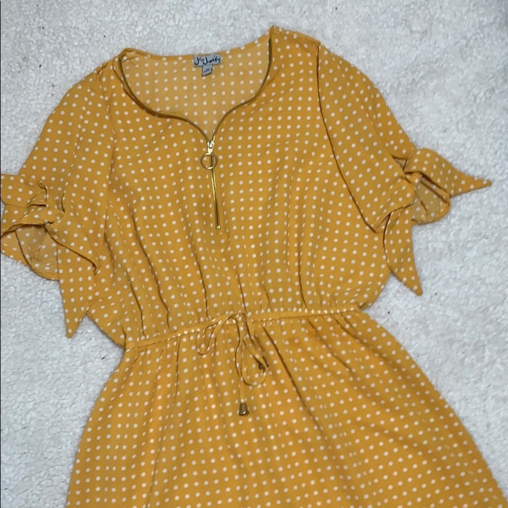 Yellow Polka Dot Dress